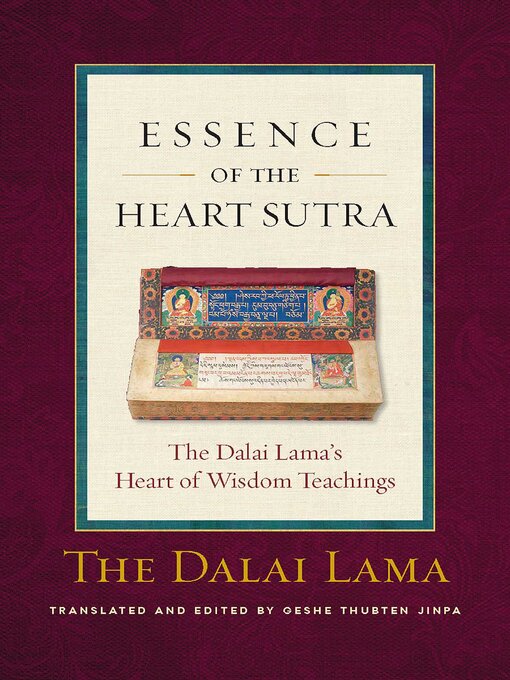 Title details for Essence of the Heart Sutra by Dalai Lama - Wait list